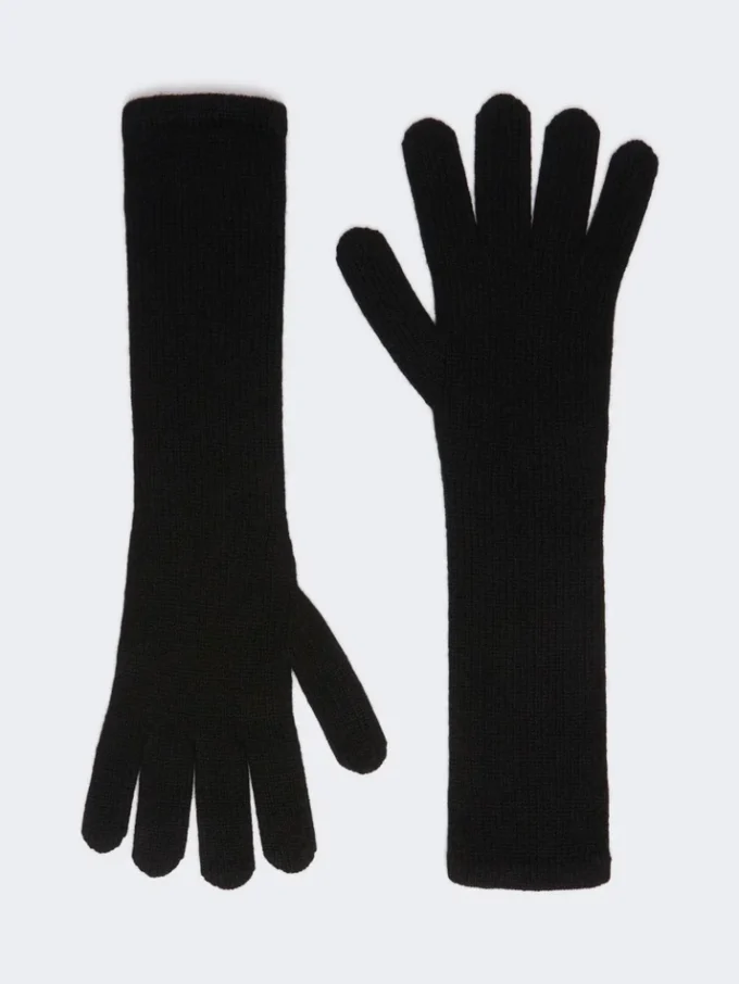 Kasjmierhandschoenen, zwart