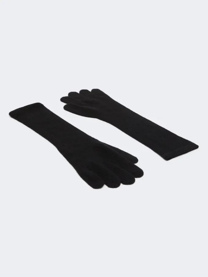 Kasjmierhandschoenen, zwart