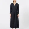 Katoenen denimjurk met riem, ultramarijn Katoenen denimjurk met riem, ultramarijn