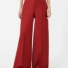 Katoenen gabardine jersey broek, rood Katoenen gabardine jersey broek, rood