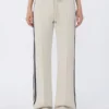 Katoenen jersey broek, ecru