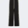 Katoenen jersey broek, zwart