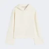 Katoenen jersey sweatshirt, ivoorkleurig Katoenen jersey sweatshirt, ivoorkleurig