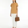 Katoenen jersey T-shirt, camel Katoenen jersey T-shirt, camel