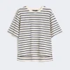 Katoenen jersey T-shirt, ecru Katoenen jersey T-shirt, ecru