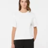 Katoenen jersey T-shirt, wit Katoenen jersey T-shirt, wit