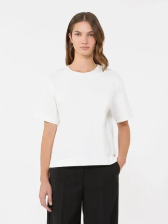 Katoenen jersey T-shirt, wit Katoenen jersey T-shirt, wit