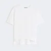 Katoenen jersey T-shirt, wit Katoenen jersey T-shirt, wit