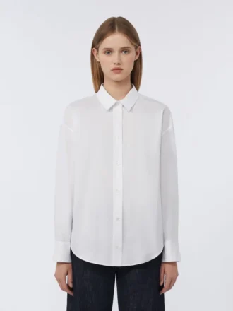 Katoenen Oxford-overhemd, wit Katoenen Oxford-overhemd, wit