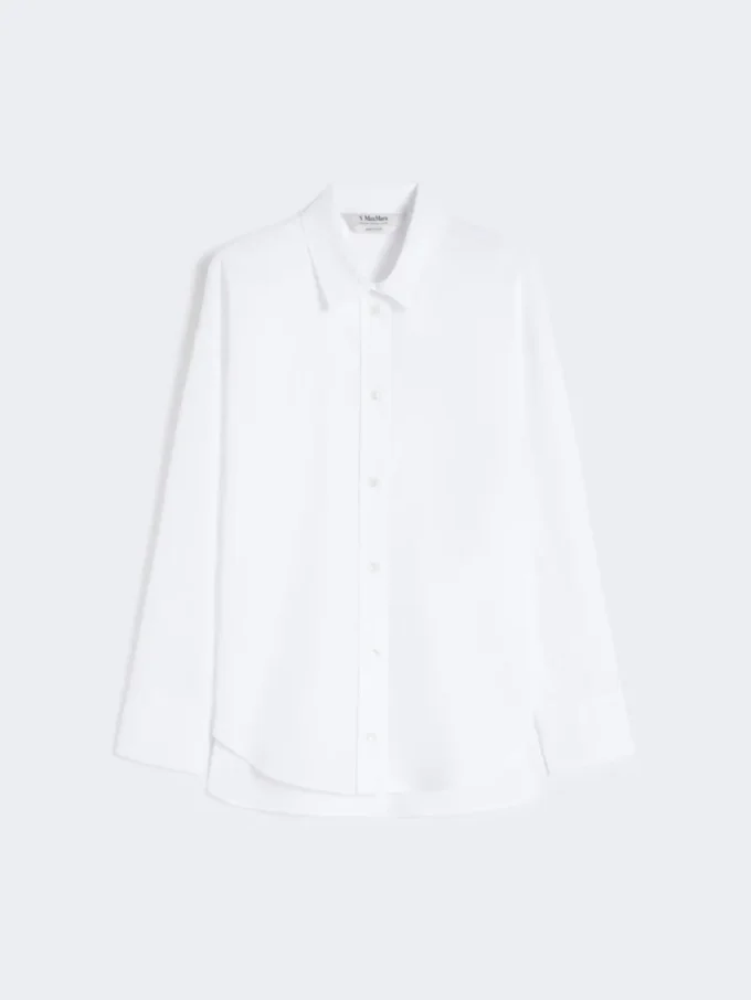Katoenen Oxford-overhemd, wit Katoenen Oxford-overhemd, wit