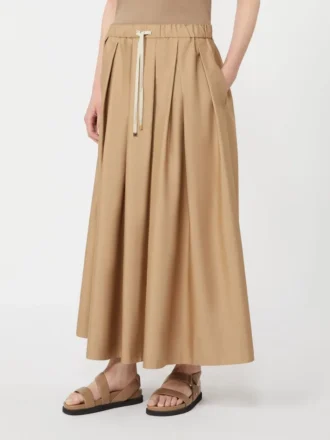 Katoenen popeline rok, desert