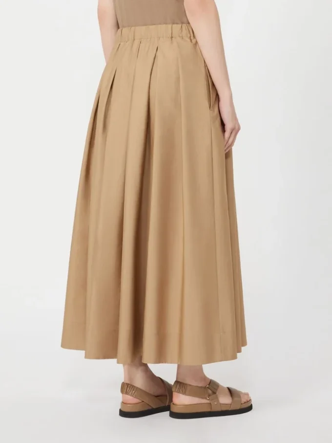 Katoenen popeline rok, desert Katoenen popeline rok, desert