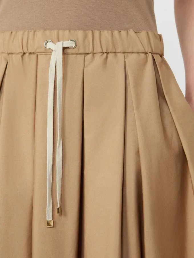 Katoenen popeline rok, desert Katoenen popeline rok, desert