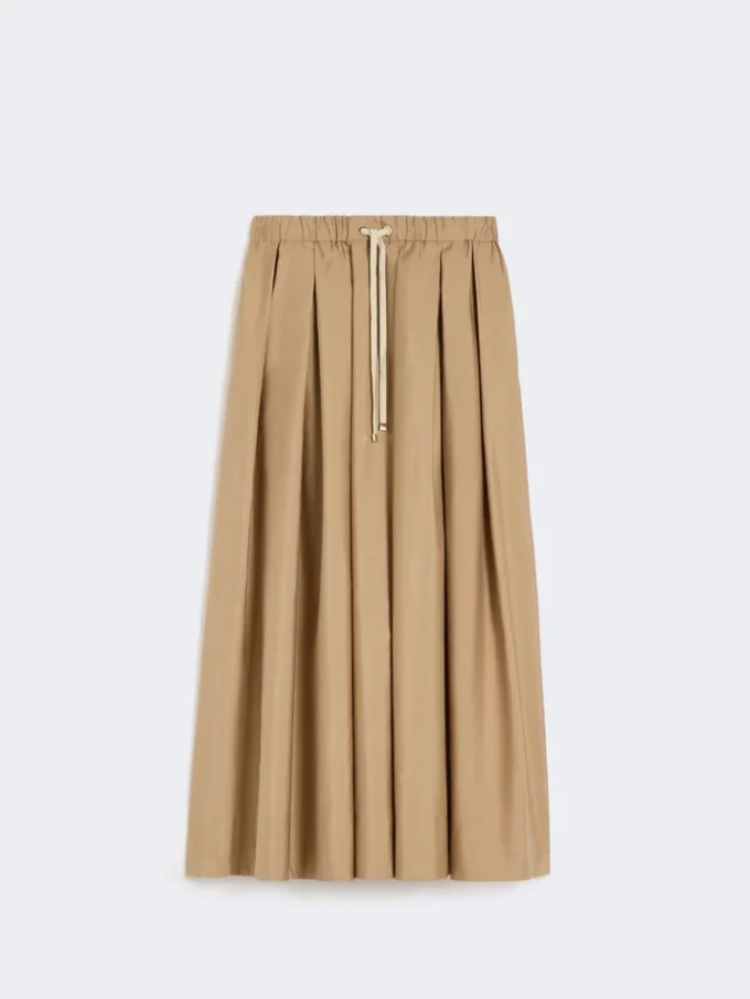 Katoenen popeline rok, desert Katoenen popeline rok, desert