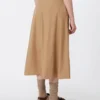 Katoenen popeline rok, tabak Katoenen popeline rok, tabak