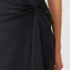 Katoenen satijnen rok, zwart Katoenen satijnen rok, zwart