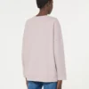 Katoenen sweatshirt met ronde hals, lila Katoenen sweatshirt met ronde hals, lila