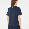 Katoenen T-shirt met grafische print, marineblauw Katoenen T-shirt met grafische print, marineblauw