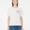 Katoenen T-shirt met grafische print, wit Katoenen T-shirt met grafische print, wit