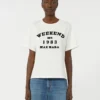 Katoenen T-shirt met grafische print, wit Katoenen T-shirt met grafische print, wit
