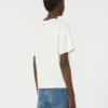 Katoenen T-shirt met grafische print, wit Katoenen T-shirt met grafische print, wit