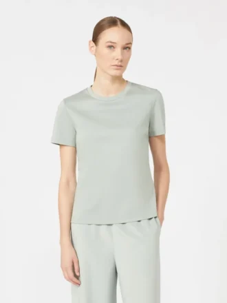 Katoenen T-shirt, pastelgroen