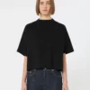 Katoenen T-shirt, zwart Katoenen T-shirt, zwart