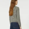 Katoenen trui met ronde hals, marineblauw