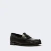Klassieke leren mocassins, zwart