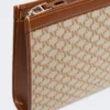 Klein zakje van katoenjacquard, hazelnootbruin