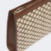 Klein zakje van katoenjacquard, zwart