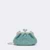 Kleine pasticcino-tas met raffia-effect, olie Kleine pasticcino-tas met raffia-effect, olie