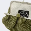 Kleine pasticcino-tas met raffia-effect, saliegroen Kleine pasticcino-tas met raffia-effect, saliegroen