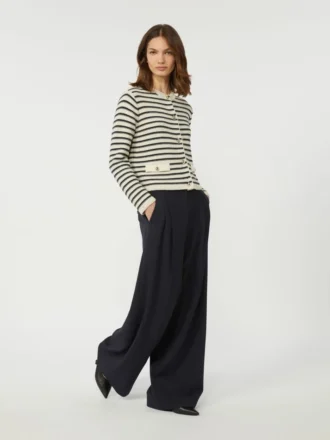 Kort katoenen vest, marineblauw Kort katoenen vest, marineblauw