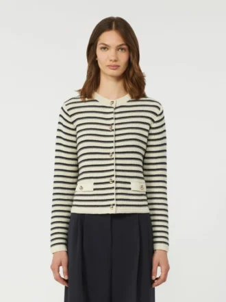 Kort katoenen vest, marineblauw Kort katoenen vest, marineblauw