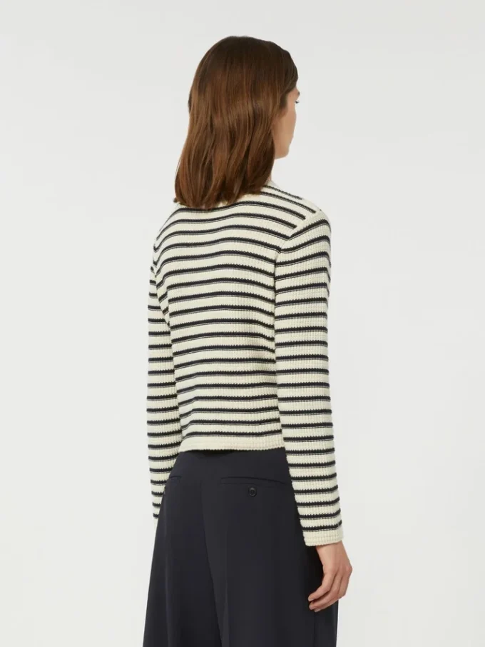 Kort katoenen vest, marineblauw Kort katoenen vest, marineblauw