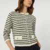 Kort katoenen vest, marineblauw Kort katoenen vest, marineblauw