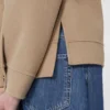 Kort wollen jasje, beige