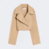Korte bovenkleding van Pure Wool, karamel Korte bovenkleding van Pure Wool, karamel