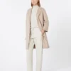 Korte wollen jas, beige-roze Korte wollen jas, beige-roze