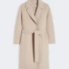 Korte wollen jas, beige-roze Korte wollen jas, beige-roze