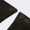 Lange handschoenen van nappaleer, zwart Lange handschoenen van nappaleer, zwart