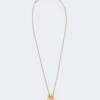 Lange ketting met pasticcino-tasbedeltje, goud Lange ketting met pasticcino-tasbedeltje, goud