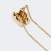 Lange ketting met pasticcino-tasbedeltje, goud Lange ketting met pasticcino-tasbedeltje, goud