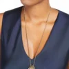 Lange ketting met pasticcino-tasbedeltje, goud Lange ketting met pasticcino-tasbedeltje, goud