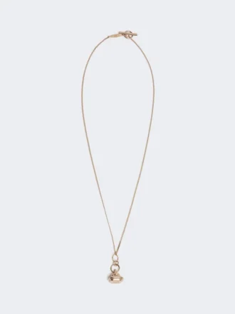 Lange ketting met stempelhanger, goud