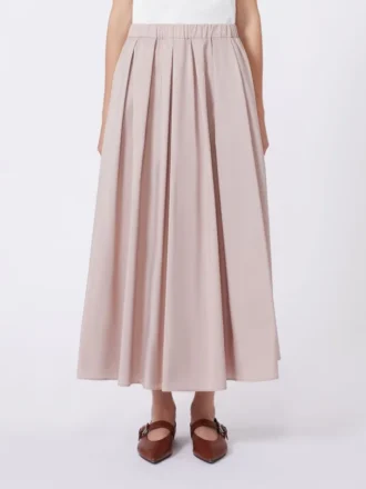 Lange taffeta rok, antiekroze