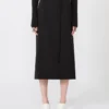 Lange wollen rok met riem, zwart Lange wollen rok met riem, zwart