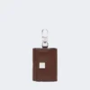 Leren oortelefoonetui, cacao