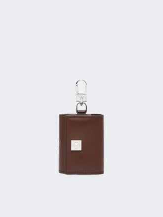 Leren oortelefoonetui, cacao Leren oortelefoonetui, cacao